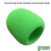 U-Shaped Thickened Microphone Sponge Cover: Reusable, Dustproof, Anti-Spray Protection for Stage, Home, and KTV Use.