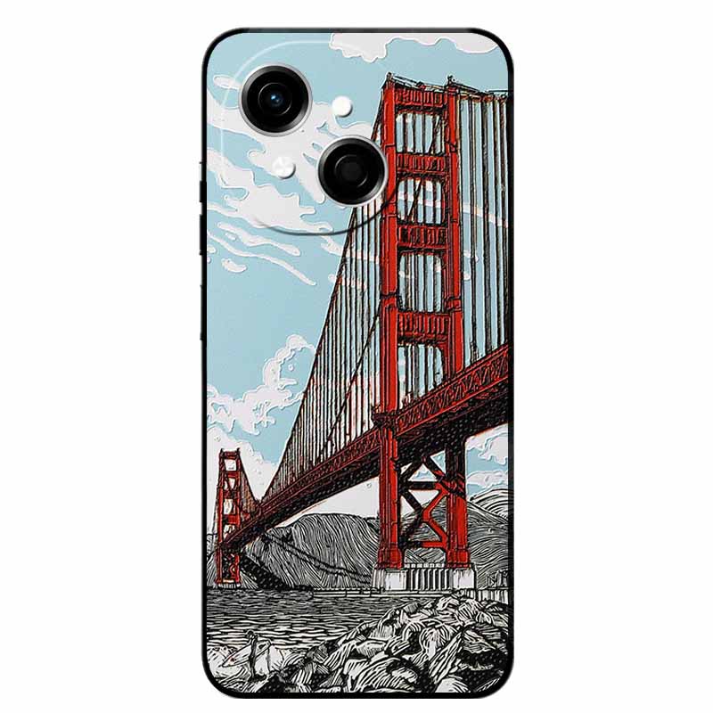 3D Cartoon Emboss Case For Tecno Spark Go 1S Relief Embossed Retro Silicone Back Covers For Spark Go 1S Black Funda Anime Bumper