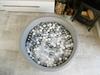 Dry pool 110x30cm gray with 400 balls: white, pearl, powder pink