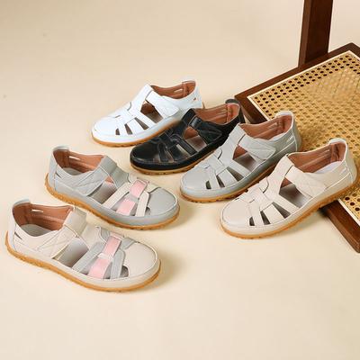 35-44 Летние женские сандалии большого размера Дышащие сандалии с закрытым носком Повседневная обувь Спортивные сандалии