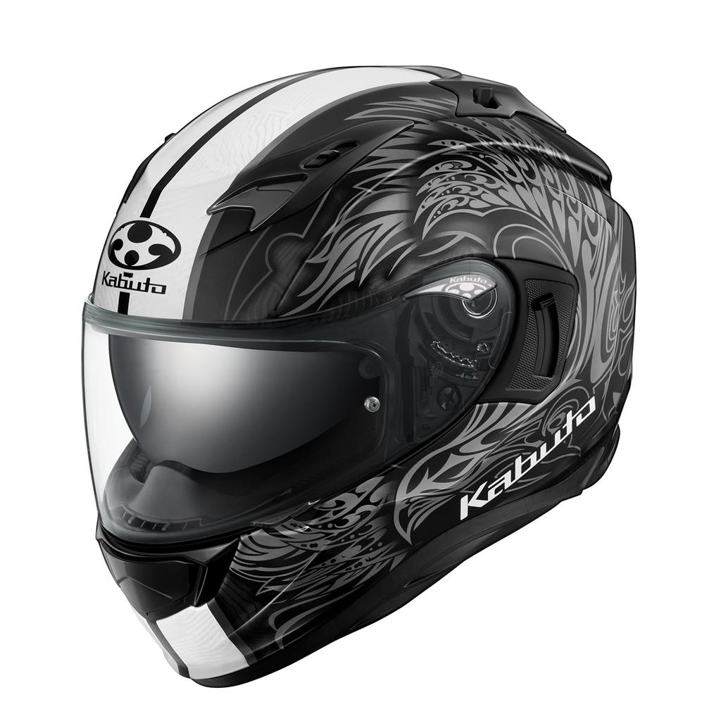 OGK KABUTO Motorcycle Helmet Full Face KAMUI3 ETERNO Flat Black Gunmetal (Size L)