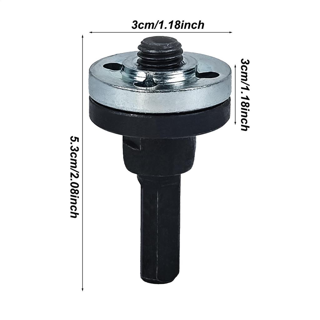 Адаптер-переходник для Угловой шлифмашины от Электрической дрели, Запчасти, Адаптер-штанга 10 мм для УШМ, Адаптер-штанга, Соединительный стержень для Угловой шлифмашины