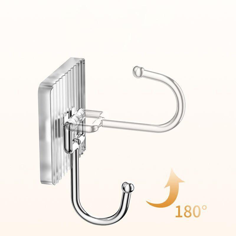 1 шт. Кухонные принадлежности, новый настенный крючок, роскошный держатель на липучке, съемный, без сверления, акриловая стойка для домашнего хранения