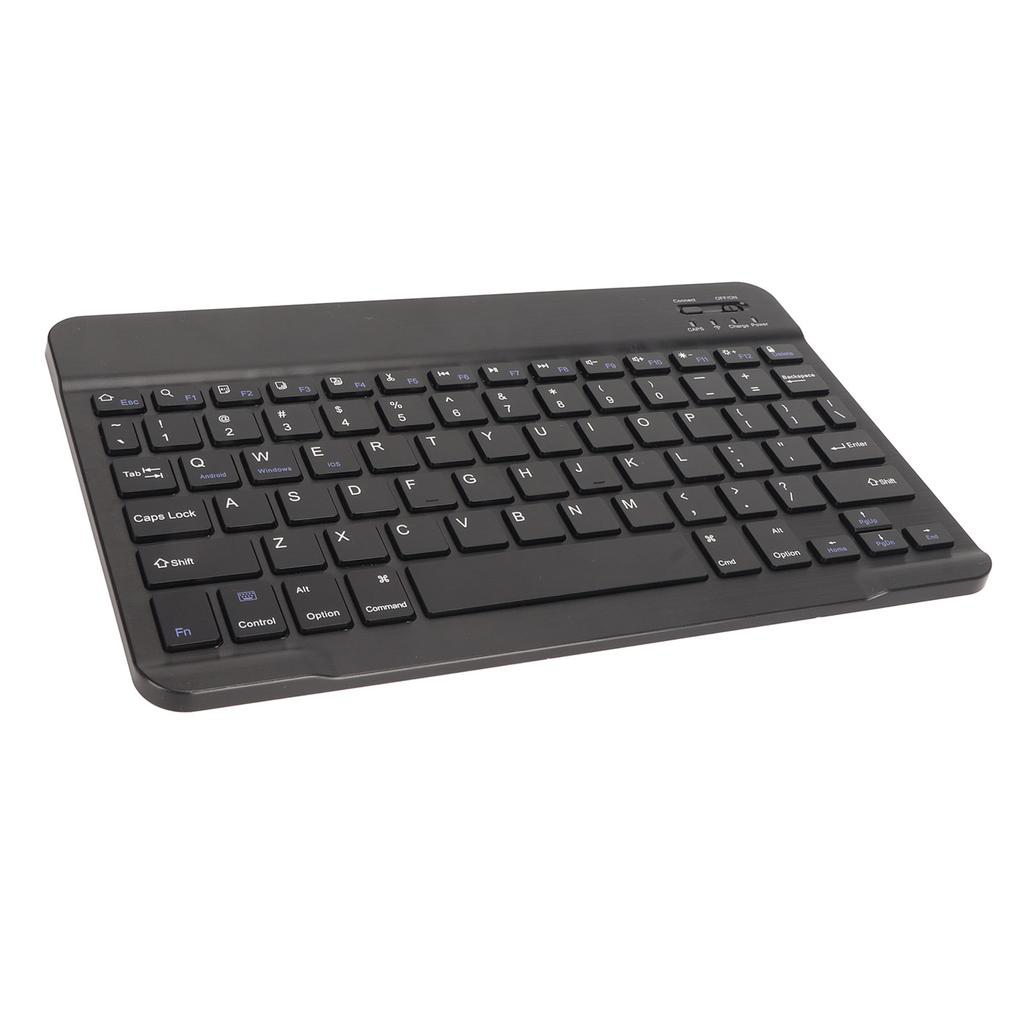 Tablet Keyboard QWERTY Layout Auto Sleep Ultra Slim BT Connection Shortcuts Wireless Keyboard for IOS Tablet Pro Mini