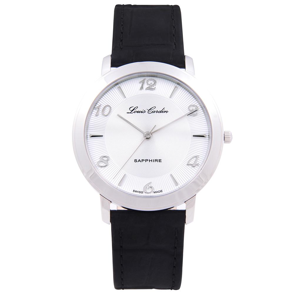 Luiseukadin Lc001Wtbk Swiss-Made Classic Slim Men'S Leather Watch