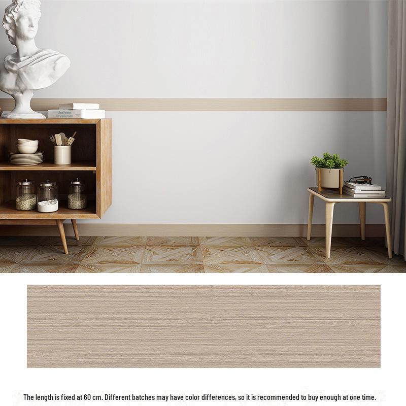 Самоклеящиеся плинтусы с текстурой дерева и водонепроницаемые настенные наклейки для углов и подоконников