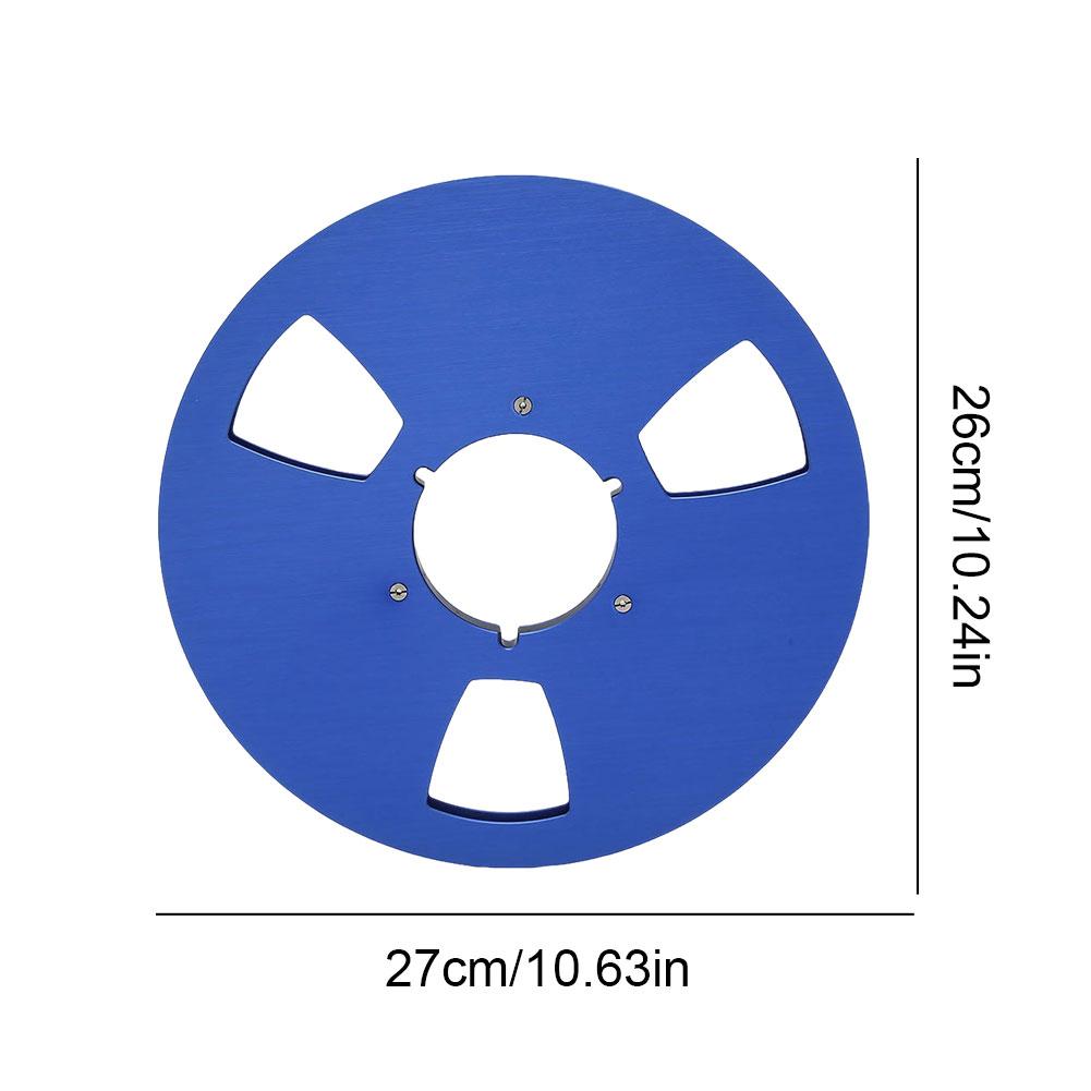 1/4 10,5-дюймовая пустая катушка для ленты из алюминиевого сплава для катушечного магнитофона, запасная часть для открытого магнитофона