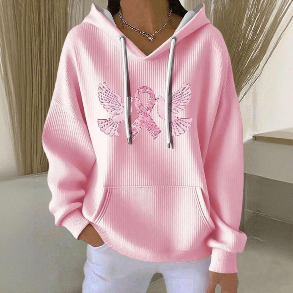 Женская модная повседневная толстовка с длинными рукавами и принтом рождественского ангела