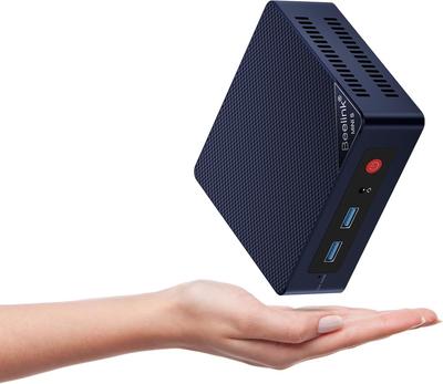 Beelink Мини-ПК для бизнеса 12-го поколения Intel Alder Lake-N95, 12 ГБ ОЗУ, 512 ГБ SSD, с двойным Wi-Fi, Bluetooth и функцией автоматического включения (до 3,40 ГГц) Wi-11