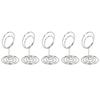 30pcs Table Number Clip Small Decorative Metal Wire Desk Card Holder Stand for Picture Note Wedding Party