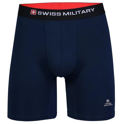 [Swiss Military Underwear] Men's Long Boxer Briefs 5-Pack SM4001 [Shipped from Korea] 100% Authentic
