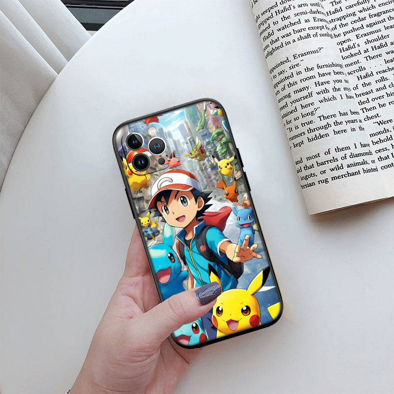 Чехол для телефона Pokemon ED42 для iPhone 6 6s 7 8 11 12 13 14 15 XS Pro Max XR X SE Samsung S20 S21 S22 S23 S24 FE Ultra Plus Lite S21S A55