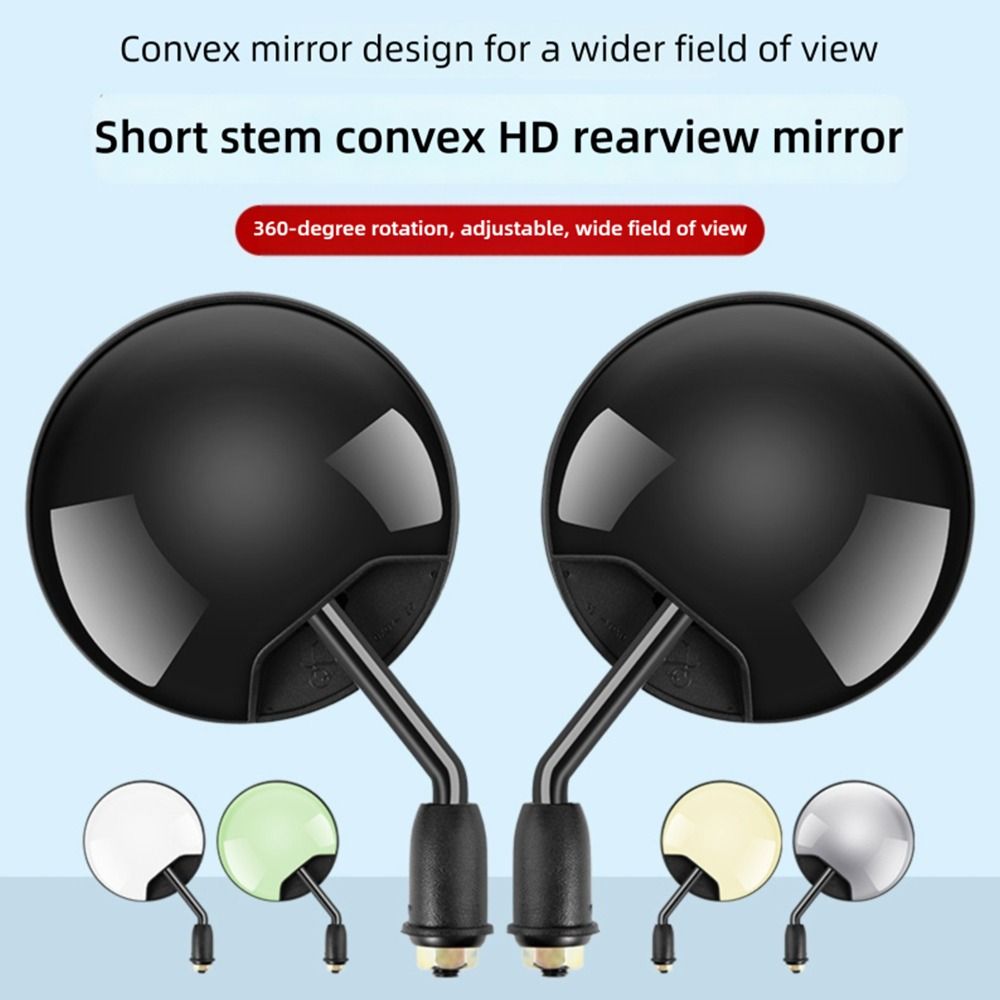 8MM Screw Thread Motorcycle Rearview Mirrors ABS Mini Mirrors Electric Bike Accessories