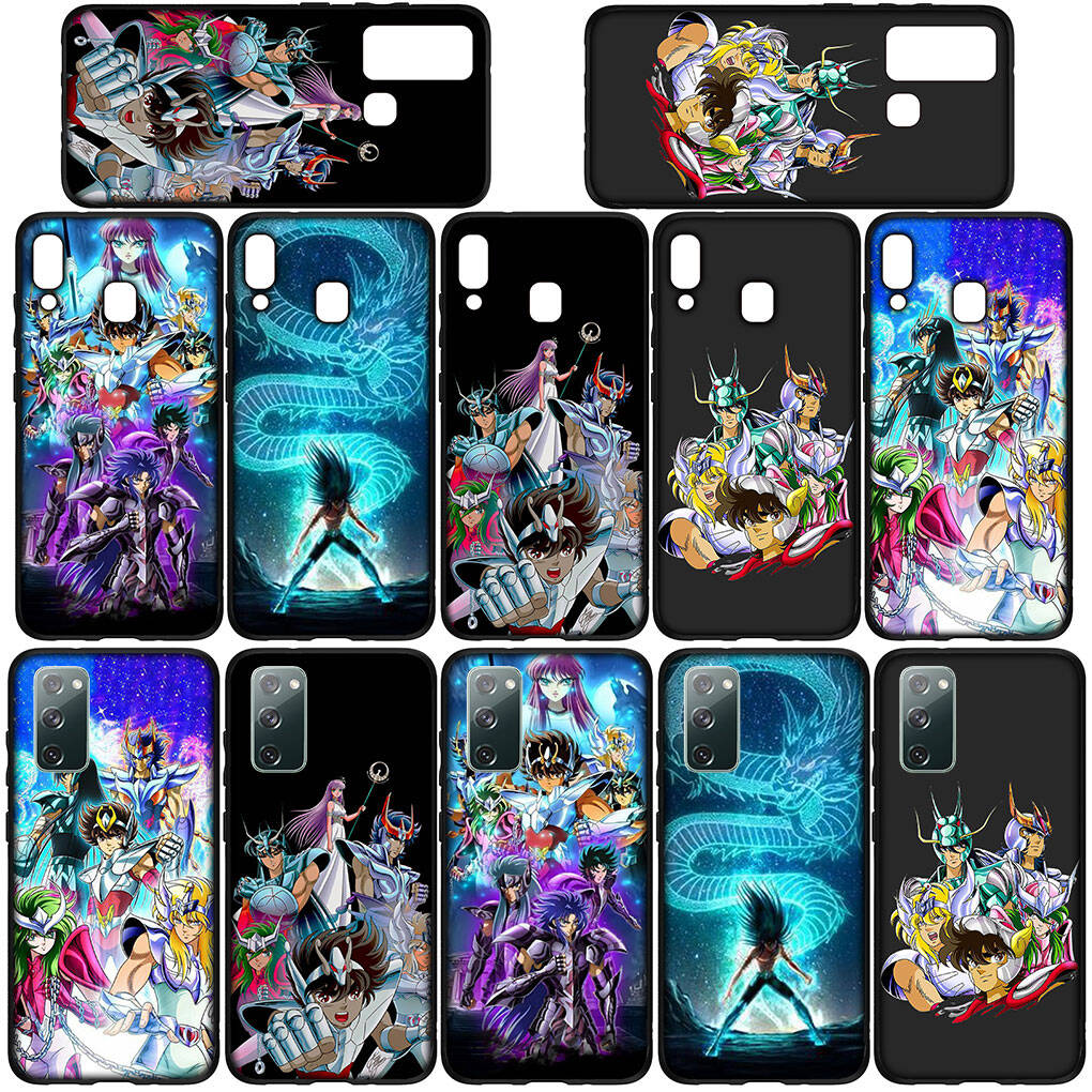 Phone Case for Samsung Galaxy S25 S23 S22 S24 Ultra FE A05 A06 A15 A16 A36 A37 A35 A54 A55 A56 A57 A25 A26 A53 A17 Silicone Saints Anime Seiyas Cover