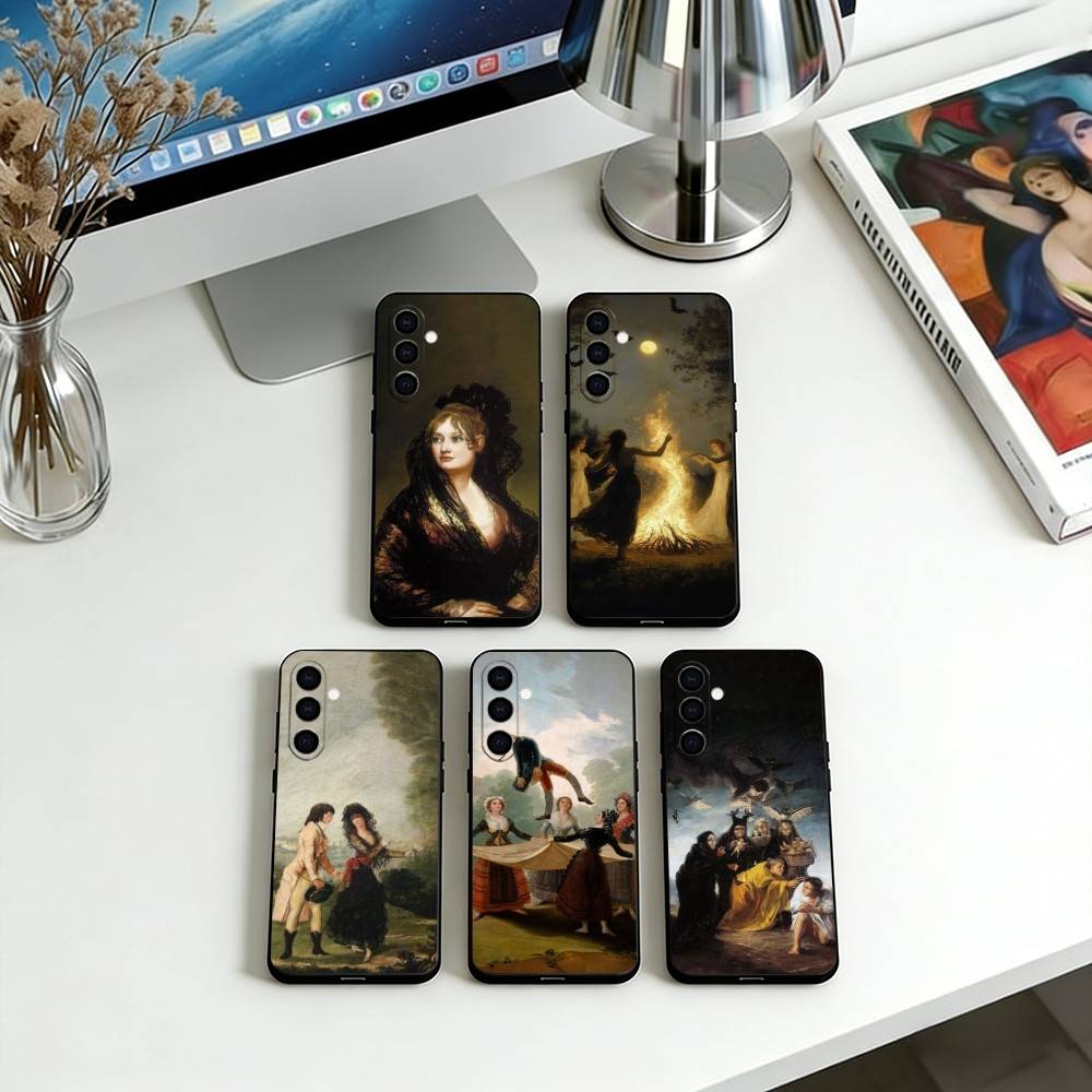 Испания Франсиско Гойя Художественный Чехол Для Телефона Для Samsung Galaxy A73,A72,A71,A70,A53,A52,A51,Мягкий Силиконовый Черный Чехол