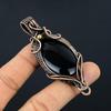 Black Onyx Jewelry, 999 Copper Wire Wrapped Pendant Handmade Gemstone Jewelry, Gifts For Wife Brand New Pendant