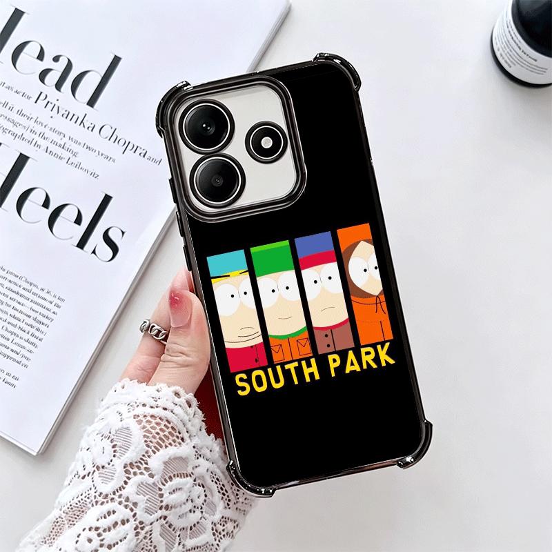 Мультяшный S-South P-Parkes Мягкий чехол для телефона для Xiaomi Redmi Note 14 15 Pro Plus 13 12 11S 11T 5G 10 9S 9 Покрытие Защита от падения Fundas