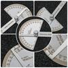 Math Craftsman Stainless Steel 180 Degree Rotary Angle Finder Protractor Measuring Ruler
