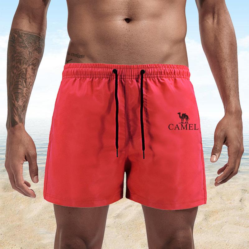 Summer Men's Swimwear Shorts Embroidery Brand Beachwear Sexy Swim Trunks Men Swimsuit Low Waist Breathable Beach Wear Surf Shorts