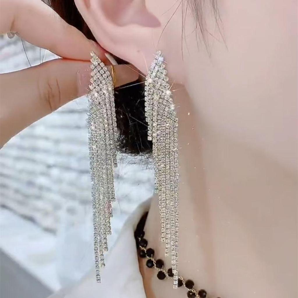 Серьги-кисточки из серебра S925 - 2025 Легкая роскошь, Высококлассный дизайн для женщин