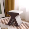Nordic Shoes Changing Stool Doorway Living Room Creative Cloth Technology Short Stool Light Luxury Dressing Room Small Stools