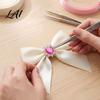 Clothing Decoration Crafts 2Pcs Cat Eye Alloy Rhinestone Gems Heart Faux Brooch Buttons 23mm Sparkling Flatbacks Flatback Gemstone Hearts