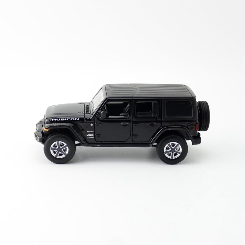 1/32 масштабная модель игрушечного автомобиля для Jeep Wrangler Rubicon, модель автомобиля из сплава, литая под давлением внедорожная игрушка со звуком и светом