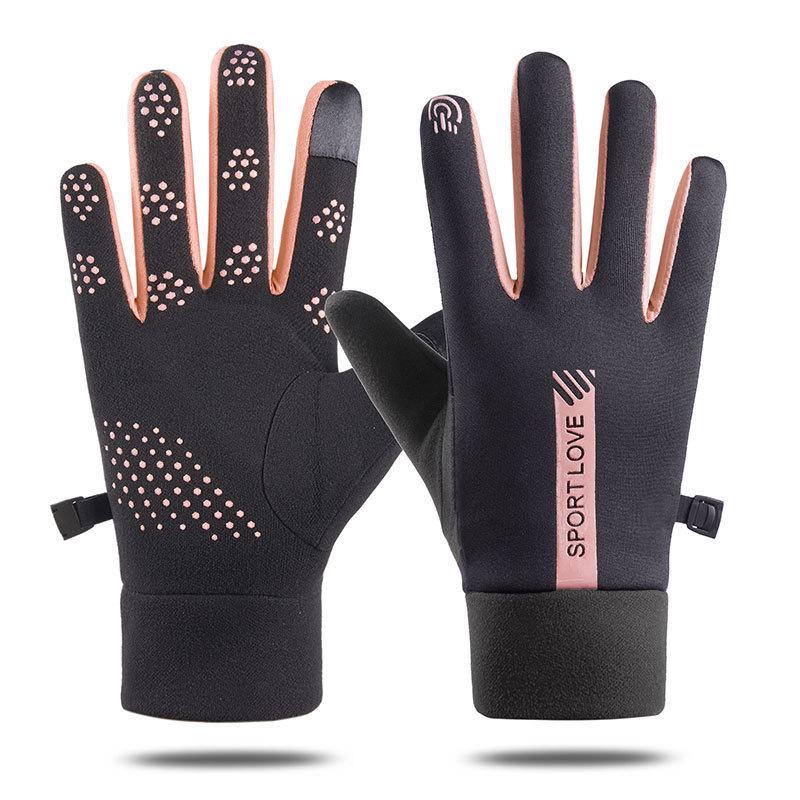 Ветрозащитные Водонепроницаемые Зимние Перчатки с Сенсорным Экраном для Мужчин и Женщин - Флисовая Подкладка для Велоспорта, Катания на Лыжах и Холодной Погоды