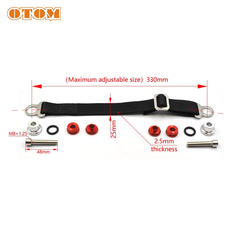 OTOM Rescue Belt Pull Strap Sling Motorcycle Bike Motocross Seat Adjustable Trailer Rope For KTM HONDA KAWASAKI SUZUKI YAMAHA C2