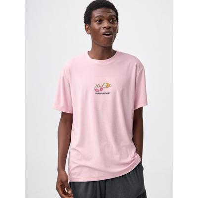 GU by Uniqlo Комплект для отдыха с ворсом Короткий рукав Шорты kirBy