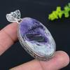 Подвеска из серебра 925 пробы с натуральным пурпуритом, ручная работа, 2,48 дюйма, s3H89