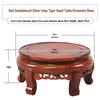 Статуэтка Будды из красного сандала и подставка-ваза