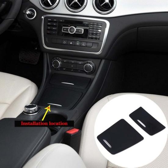 Glossy Black Center Console Panel Trim Cover For Benz A CLA GLA Class W176
