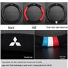 Замшевая кожаная оплетка рулевого колеса для Mitsubishi: Outlander, ASX, Eclipse, Pajero Sport, Lancer