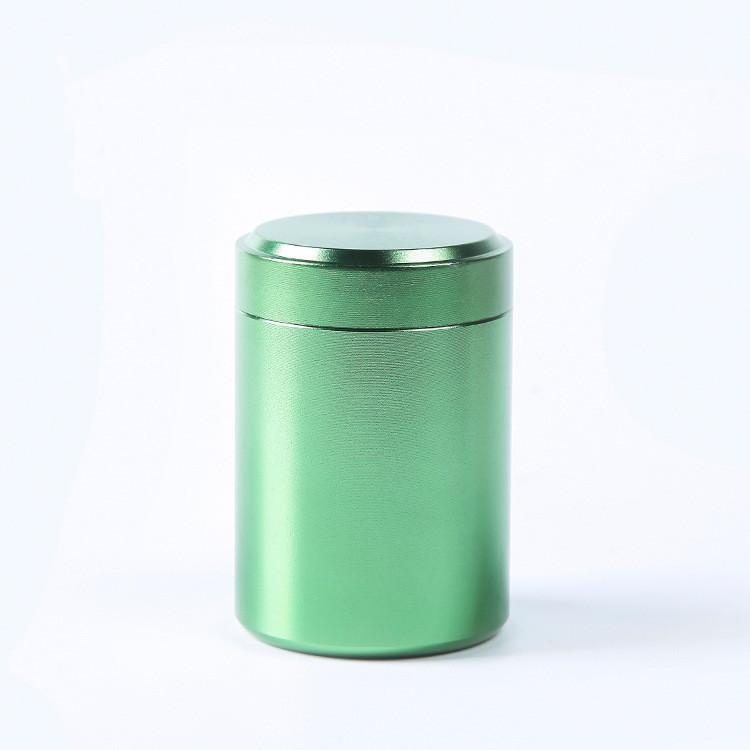 Mini Airtight Smell Proof Container Quality Stainless Steel Tea Cans Herb Stash Jar Tea Coffee Storage Box Tea Caddies Box