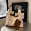 Beach Bag Women's New Hand-woven Shoulder Bag Large-capacity Tote Bag Commuter Straw Bag