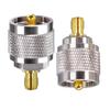 SMA To PL259 Adapter TUOLNK SMA Female To UHF M Type Male Coaxial Connector for CB Radio Antenna SO239 Male MP To SMA Female Jack Coaxial Adapter 2pcs