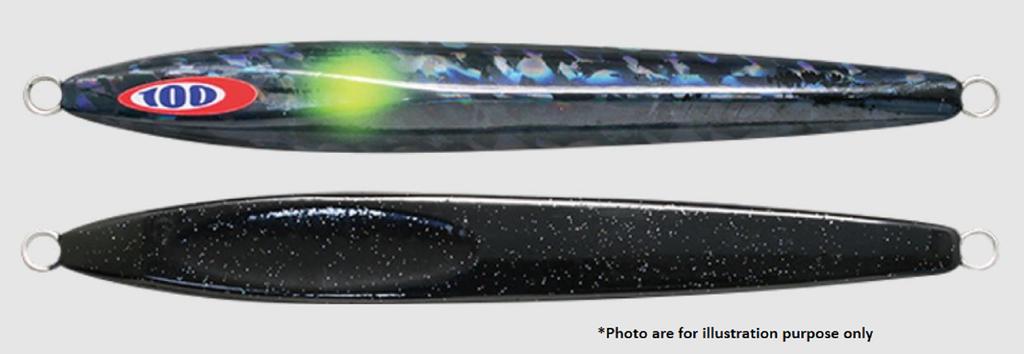 Jackall Металлический джиг тип Анчоус 2 Медленное скольжение 130 грамм Черный (0370)