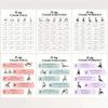 Chair Exercises For Seniors 30-Day 6 Pieces Fitness Cards Chair Yoga Book For Travel Morning Working Family Friends Sports