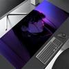 Аниме Девушка Фиолетовый Коврик для Стола Коврик для Мыши Офисный Игровой Коврик для Ноутбука Kawaii Девушки Коврик для Мыши Kawaii Коврик для Стола Большой Игровой Большой Ковер