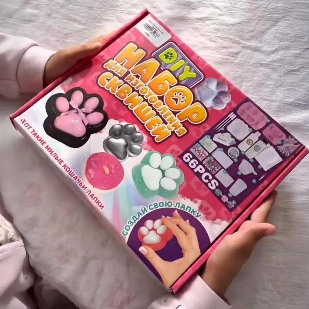 Набор для изготовления DIY Taba Squishy Гелевый Силиконовый Набор для Создания Сквиши Идеальный Кавайный Taba Squishy Кошка Мультяшные Персонажи