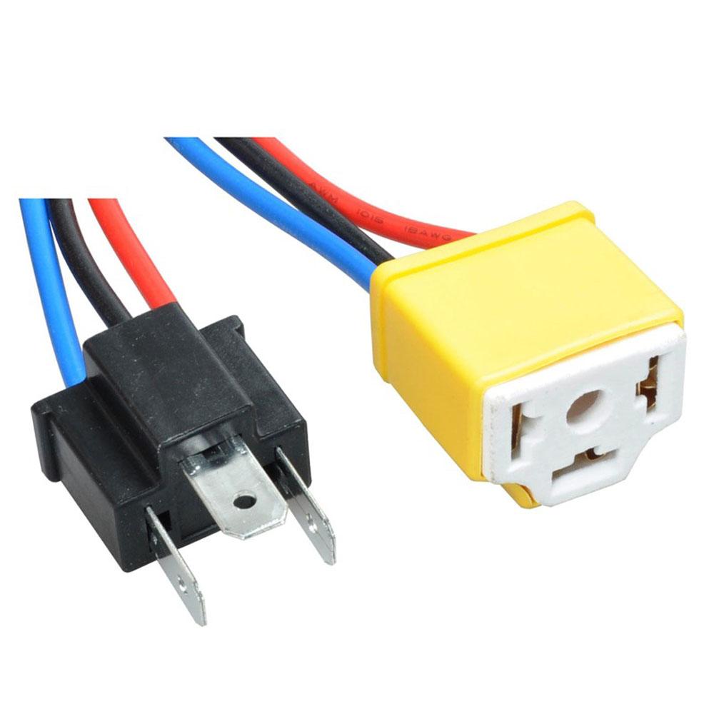 Жгут проводов фар автомобиля Галогенная лампа H4 Усилитель света Кабельное гнездо Усилитель света Отбеливатель