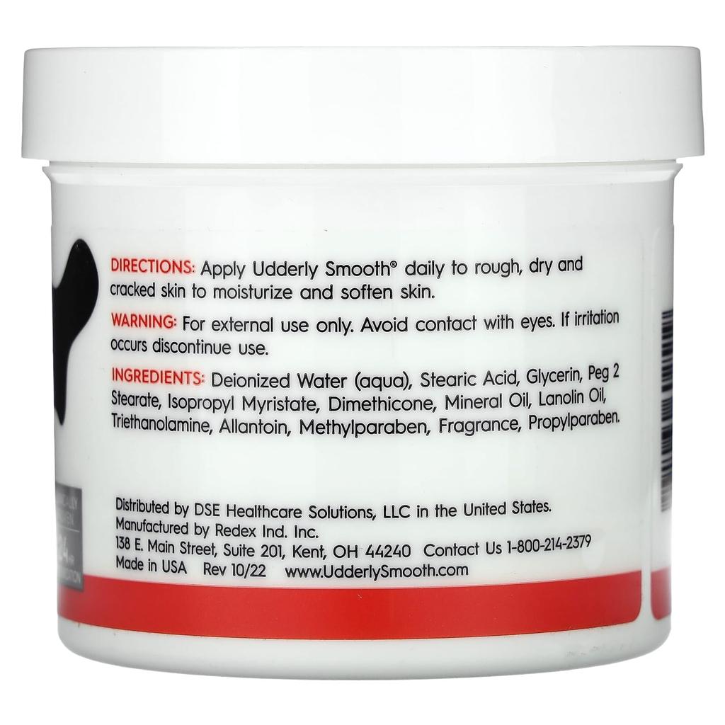 Udderly Smooth Daily Moisturizing Body Cream, Original Formula, 340 G (12 Oz)