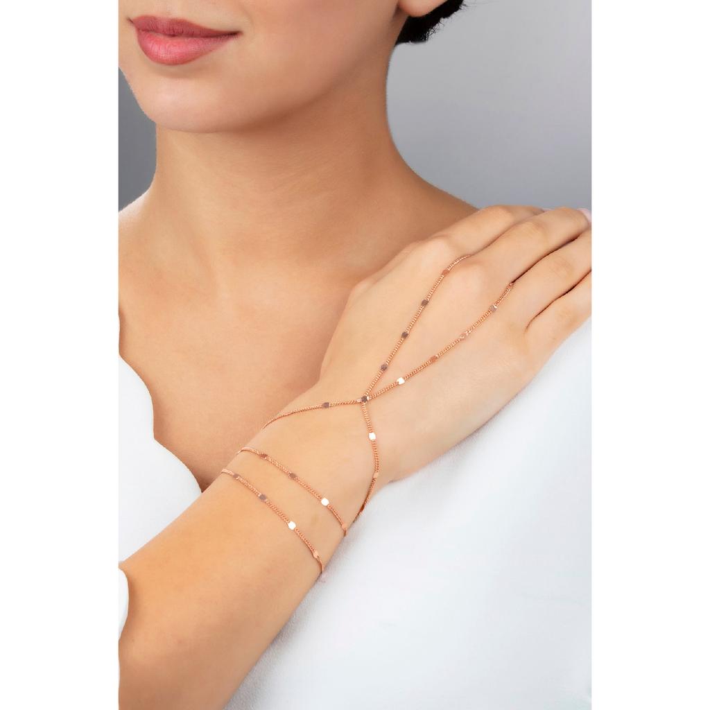 Женская позолоченная цепочка с пайетками, серебро 925 пробы Шахмаран