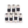 10 Pcs Rg6 F Type Compression 2.7Cm High Quality Snap Seal Plug Connector