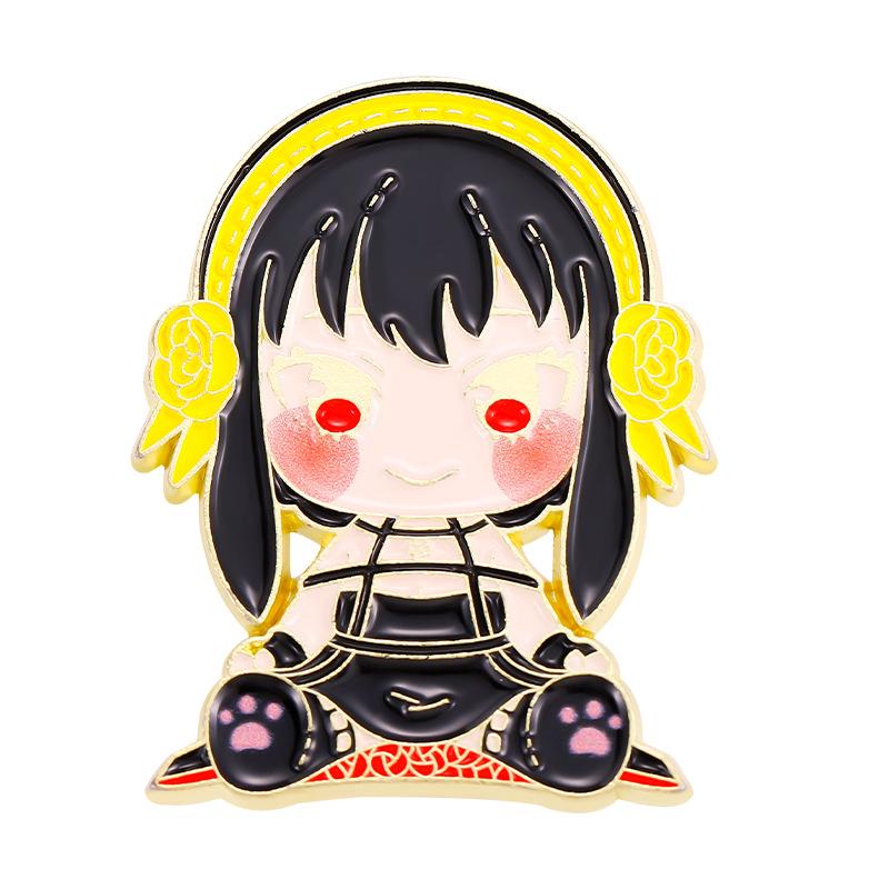 Аниме Модный Персонаж Сплав Брошь Милый И Креативный Значок Для Мужчин Женщин И