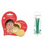Heart Embossed Cookie Kit + Green Chocolate Pen