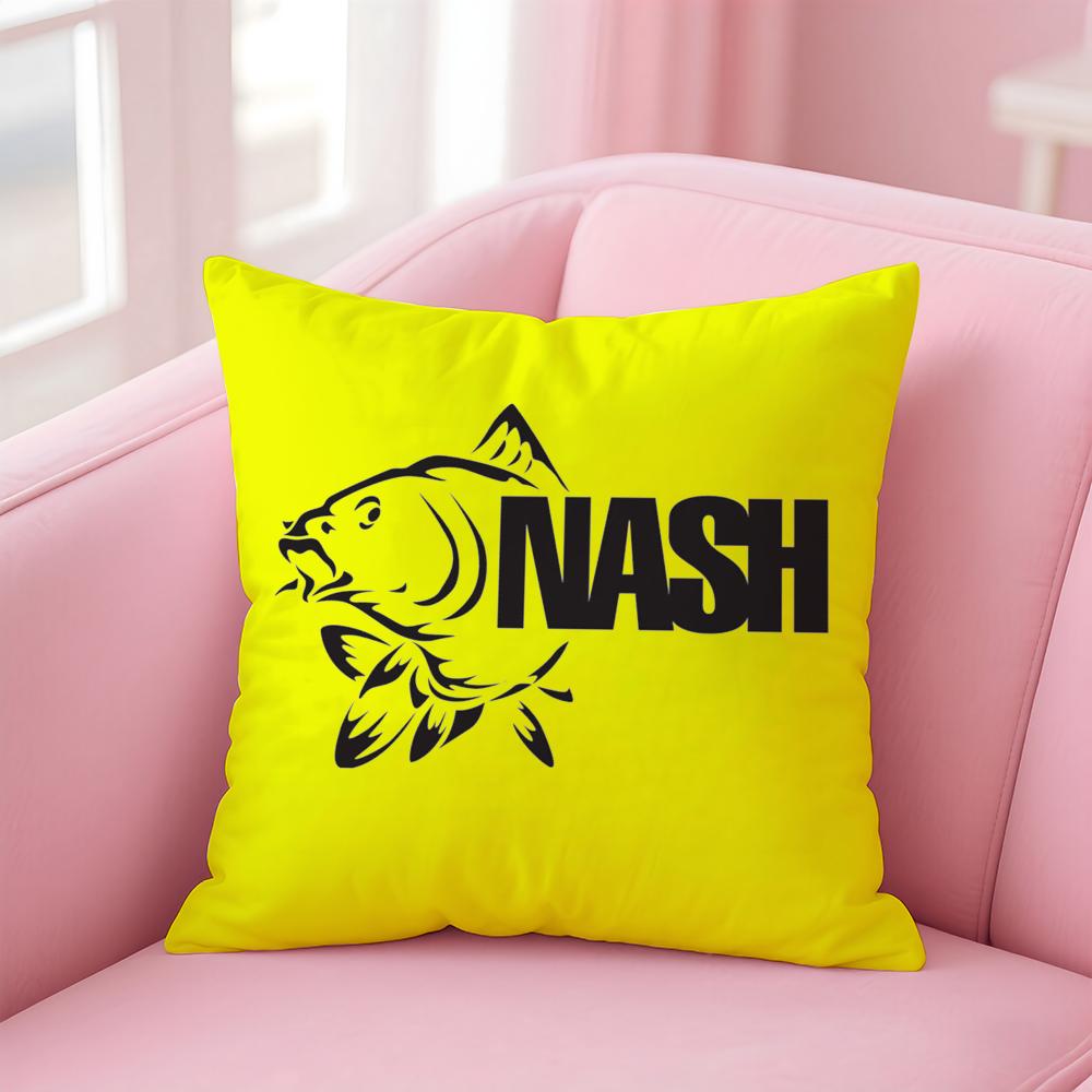 NNash Fishing логотип Наволочка Мягкая Плюшевая Подушка-плед Чехол для Подушки Двусторонний Печатный Чехол для Подушки для Дивана Домашний Декор