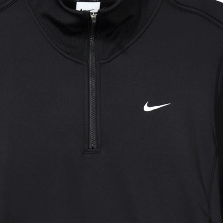 Nike Therma FIT One Sweatshirts Women's Black Stand Collar Moderate Regular FB5170-010