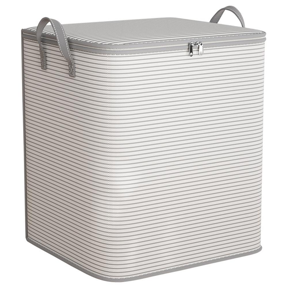 Clothes Quilt Storage Bag Household Large Capacity Foldable Storage Box Wardrobe Non-woven Clothing Moving Luggage Bag with Zip